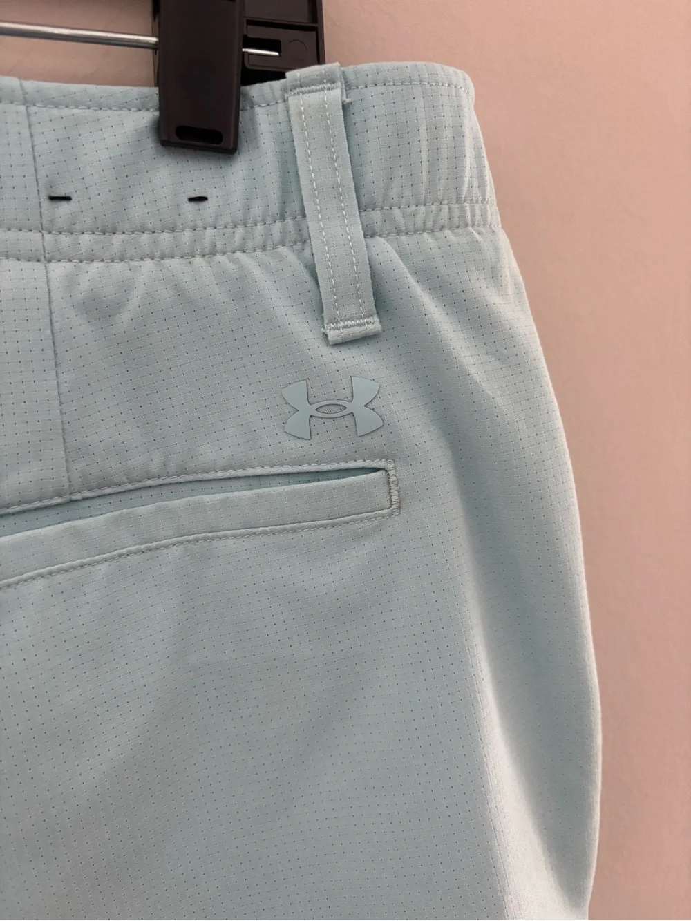 Under Armour Men's Light Aqua Performance Shorts Athletic Golf Shorts Size 36
